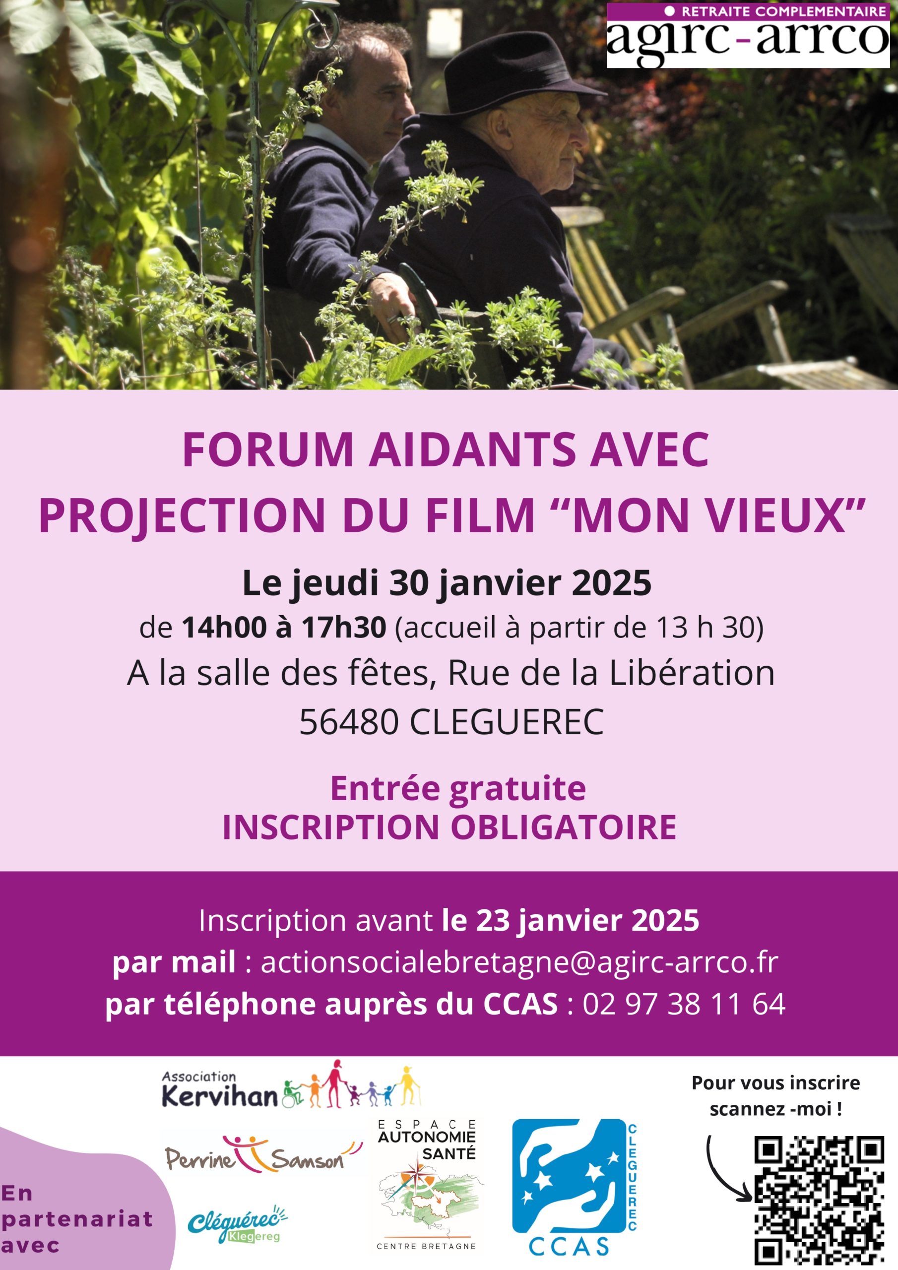 AFFICHE MON VIEUX CLEGUEREC